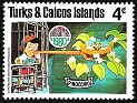 Turks and Caicos Isls 1980 Walt Disney 4 ¢ Multicolor Scott 447